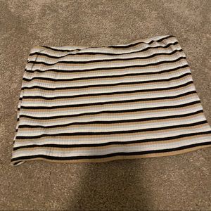 multicolor stripe tub top